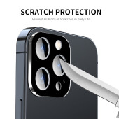 5x Kamera 9H Panzerhartglas für iPhone 15 Pro 3D KLAR Schwarzes ECHTES TEMPERED Panzerglas Kameraglas Kamerhartglas Kameraschutzglas Schutzglas Schutzfolie Panzerfolie