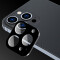 2x Kamera 9H Panzerhartglas für iPhone 13 Pro 3D KLAR Schwarzes ECHTES TEMPERED Panzerglas Kameraglas Kamerhartglas Kameraschutzglas Schutzglas Schutzfolie Panzerfolie
