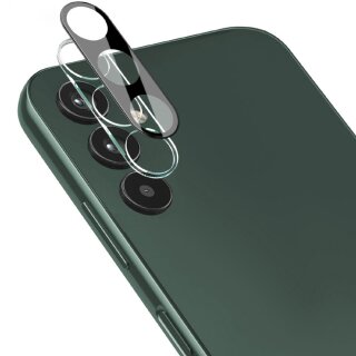 5x Kamera 9H Panzerhartglas für Samsung Galaxy A13 3D KLAR Schwarzes ECHTES TEMPERED Panzerglas Kameraglas Kamerhartglas Kameraschutzglas Schutzglas Schutzfolie Panzerfolie