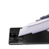 1x Kamera 9H Panzerhartglas für Samsung Galaxy S22 Ultra 3D KLAR Schwarzes ECHTES TEMPERED Panzerglas Kameraglas Kamerhartglas Kameraschutzglas Schutzglas Schutzfolie Panzerfolie