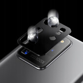 2x Kamera 9H Panzerhartglas für Samsung Galaxy S20 3D KLAR Schwarzes ECHTES TEMPERED Panzerglas Kameraglas Kamerhartglas Kameraschutzglas Schutzglas Schutzfolie Panzerfolie