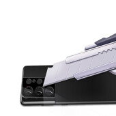 5x Kamera 9H Panzerhartglas für Samsung Galaxy S21 Ultra 3D KLAR Schwarzes ECHTES TEMPERED Panzerglas Kameraglas Kamerhartglas Kameraschutzglas Schutzglas Schutzfolie Panzerfolie