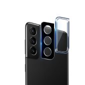 2x 9H Kameraglas für Samsung Galaxy S21 FE HD klar Camera Lens Panzerglas Kameraschutz, kratz- & stoßfest Screen-Protector