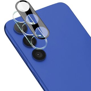 2x Kamera 9H Panzerhartglas für Samsung Galaxy S23 3D KLAR Schwarzes ECHTES TEMPERED Panzerglas Kameraglas Kamerhartglas Kameraschutzglas Schutzglas Schutzfolie Panzerfolie