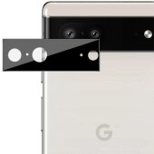 3x Kamera 9H Panzerhartglas für Google Pixel 6a 3D KLAR Schwarzes ECHTES TEMPERED Panzerglas Kameraglas Kamerhartglas Kameraschutzglas Schutzglas Schutzfolie Panzerfolie