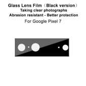 6x Kamera 9H Panzerhartglas für Google Pixel 6a 3D KLAR Schwarzes ECHTES TEMPERED Panzerglas Kameraglas Kamerhartglas Kameraschutzglas Schutzglas Schutzfolie Panzerfolie
