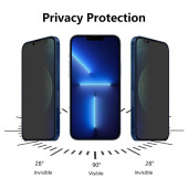 6x Blickschutz MagicBox 9H Panzerhartglas für iPhone 12 Pro 3D KLAR Displayschutz Schutzglas Schuzfolie echtes Tempered Panzerglas Screen Protector