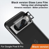 6x Kamera 9H Panzerhartglas für Google Pixel 8 Pro 3D KLAR Schwarzes ECHTES TEMPERED Panzerglas Kameraglas Kamerhartglas Kameraschutzglas Schutzglas Schutzfolie Panzerfolie