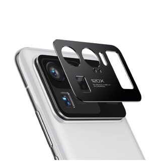 5x Kamera 9H Panzerhartglas für Xiaomi Mi 11 Ultra 3D KLAR Schwarzes ECHTES TEMPERED Panzerglas Kameraglas Kamerhartglas Kameraschutzglas Schutzglas Schutzfolie Panzerfolie