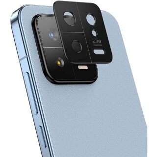 5x Kamera 9H Panzerhartglas für Xiaomi 13 3D KLAR Schwarzes ECHTES TEMPERED Panzerglas Kameraglas Kamerhartglas Kameraschutzglas Schutzglas Schutzfolie Panzerfolie