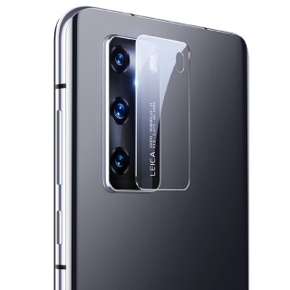 3x Kamera 9H Panzerhartglas für Huawei P40 Pro 3D KLAR ECHTES TEMPERED Panzerglas Kameraglas Kamerhartglas Kameraschutzglas Schutzglas Schutzfolie Panzerfolie
