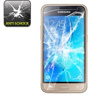 4x 9H Nano-Glass für Samsung Galaxy J1 3D KLAR Anti-Shock Anti-Bruch Anti-Stoß Anti-Schmutz Panzernanoglas Displayschutz Schutzfolie Panzerfolie Panzerglas Screen-Protector