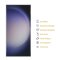 3x 9H Panzerglas für Samsung Galaxy S24 Ultra 3D MATT ENTSPIEGELT Nano-Glass Displayschutz Schutzglas Schutzfolie Panzerfolie Screen-Protector ANTI-SHOK ANTI-BRUCH-ANTI-STOß