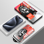 4x 9H Panzerglas für iPhone 12 Pro 3D Klar Magic App echtes Tempered X Gorillaglas Displayschutz Schutzglas Schutzfolie Panzerfolie Screen Protector