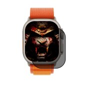 6x Blickschutz 9H Panzerhartglas für Apple Watch Ultra 49mm ANTI-SPY PRIVACY echtes Tempered Panzerglas Displayschutz Schutzglas Schutzfolie Screen-Protector