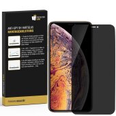 5x Blickschutz 9H Panzerhartglas für iPhone 12 Pro Max 3D KLAR echtes Tempered Panzerglas Schutzglas Schutzfolie Privacy Anti-Spy Screen Protector Panzerfolie Displayschutz