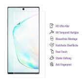 6x 9H Panzerglas für Samsung Galaxy Note 10 Plus Full-Screen HD klar UV-Liquid Tempered Hartglas Displayschutz Schutzglas Screen-Protector