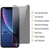 3x Blickschutz 9H Panzerhartglas für iPhone XS ANTI-SPY PRIVACY Displayschutz Panzerfolie Schutzfolie echtes Tempered Panzerglas Schutzglas Screen Protector