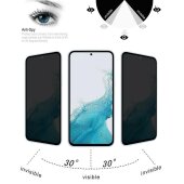 5x Blickschutz 9H Panzerhartglas für Samsung Galaxy A54 5G Anti-Spion Displayschutz Panzerfolie Schutzfolie echtes Tempered Panzerglas Schutzglas Screen Protector