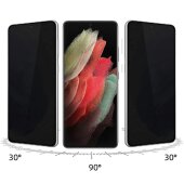 3x Blickschutz 9H Panzerhartglas für Samsung Galaxy S22 Anti-Spion Displayschutz Panzerfolie Schutzfolie echtes Tempered Panzerglas Schutzglas Screen Protector
