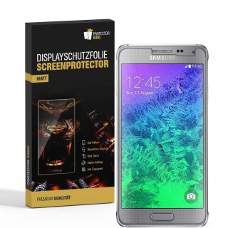 4x Displayschutzfolie für Samsung Galaxy Alpha ANTI-REFLEX Displayfolie MATT