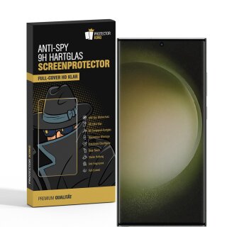 6x Blickschutz 9H Panzerhartglas für Samsung Galaxy S23 Ultra FULL CURVED ANTI-SPION Privacy Displayschutz Panzerfolie Schutzfolie Schutzglas echtes Tempered Panzerglas Screen Protector