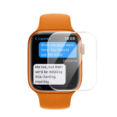 5x 9H Panzerglas für Apple Watch 7/ 8 45 mm Full-Screen HD klar UV-Liquid echtes Tempered Displayschutz Schutzglas Screen-Protector