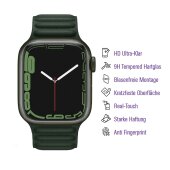 5x 9H Panzerglas für Apple Watch 1/ 2 / 3 38 mm HD klar Full-Screen UV-Liquid Tempered Glass Displayschutz Schutzglas Schutzfolie Screen-Protector