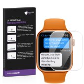 1x 9H Panzerglas für Apple Watch SE 2022 40 mm Full-Screen HD klar UV-Liquid Tempered Displayschutz Schutzglas Screen-Protector