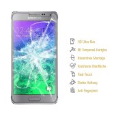 4x 9H Hartglasfolie für Samsung Galaxy Alpha Panzerfolie Displayschutzfolie KLAR Panzerglas Schutzfolie