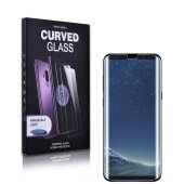 4x 9H Panzerglas für Samsung Galaxy S8 Full-Screen HD klar UV-Liquid Tempered Hartglas Displayschutz Schutzglas Screen-Protector