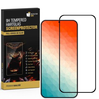 6x 9H Panzerglas für Samsung Galaxy S24 FULL COVER 3D KLAR echtes Tempered Panzerglas Displayschutz Schutzglas Schuzfolie Screen-Protector