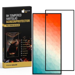5x 9H Panzerglas für Samsung Galaxy S24 Ultra FULL COVER 3D KLAR Displayschutz Schutzglas Schutzfolie ECHTES TEMPERED GLASS Panzerfolie Screen-Protector