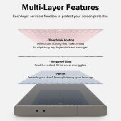 2x 9H Panzerglas für Samsung Galaxy S24 Ultra 3D KLAR Staubfreie Installation echtes Tempered Glass Panzerhartglas Schutzglas Displayschutz Schutzfolie