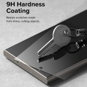 3x 9H Panzerglas für Samsung Galaxy S24 Ultra 3D KLAR Staubfreie Installation echtes Tempered Glass Panzerhartglas Schutzglas Displayschutz Schutzfolie