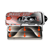 6x 9H Panzerglas für iPhone X Antispy Privacy Magic App echtes Tempered X Gorillaglas Displayschutz Schutzglas Schutzfolie Screen Protector