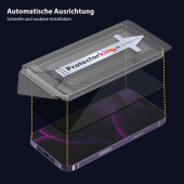 3x Blickschutz 9H Panzerglas für iPhone 13 Pro Max 3D KLAR PRIVACY ANTI-SPY Staubfreie Installation echtes Tempered Panzerhartglas Schutzglas Displayschutz Schutzfolie Screen-Protector