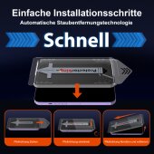 1x 9H Panzerglas für iPhone 12 Pro Max 3D KLAR Staubfreie Installation echtes Tempered Glass Panzerhartglas Schutzglas Displayschutz Schutzfolie Screen-Protector