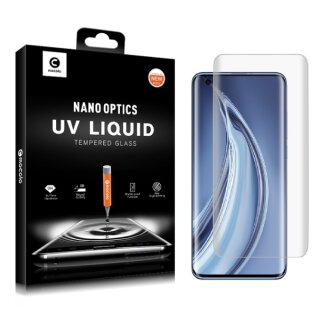 4x UV-Liquid 9H Panzerglas für Xiaomi Mi 10 Pro 3D KLAR echtes Tempered Panzerhartglas Schutzglas Displayschutz Panzerfolie Schutzfolie Screen Protector