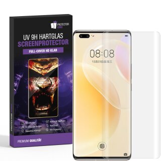 6x UV-Liquid 9H Panzerglas für Huawei Nova 9 Pro 3D KLAR echtes Tempered Panzerhartglas Schutzglas Displayschutz Panzerfolie Schutzfolie Screen Protector