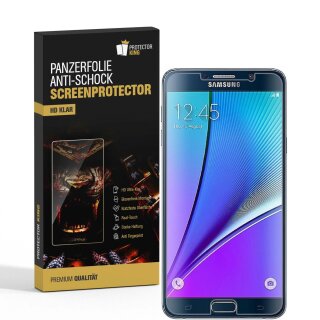 4x 9H Nano-Glass für Samsung Galaxy Note 5 3D KLAR Anti-Shock Anti-Bruch Anti-Stoß Anti-Schmutz Panzernanoglas Displayschutz Schutzfolie Panzerfolie Panzerglas Screen-Protector