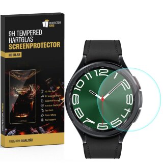 3x 9H Panzerhartglas für Samsung Galaxy Watch 6 47 mm 3D KLAR echtes Tempered Panzerglas Displayschutz Schutzglas Displayglas Screen-Protector