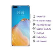 3x UV-Liquid 9H Panzerglas für Huawei P40 Pro 3D KLAR echtes Tempered Panzerhartglas Schutzglas Displayschutz Panzerfolie Schutzfolie Screen Protector