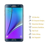 6x 9H Hartglasfolie für Samsung Galaxy Note 5 Panzerfolie Displayglas HD KLAR Panzerglas Schutzfolie