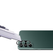 6x Kamera 9H Panzerhartglas für Samsung Galaxy A15 3D KLAR Schwarzes ECHTES TEMPERED Panzerglas Kameraglas Kamerhartglas Kameraschutzglas Schutzglas Schutzfolie Panzerfolie