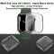 Schutzhülle für Apple Watch 4/ 5/ 6/ 2020/ 2023/ SE 40 mm Smartwatch Schutz Hülle Case Cover Tasche Transparent Uhr Bumper ANTI-SHOCK/ ANTI-STOß