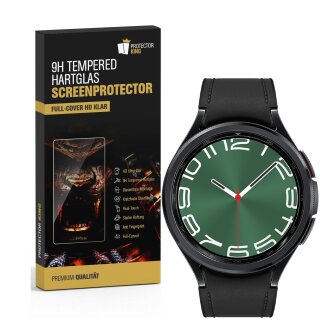2x 9H Panzerhartglas für Samsung Galaxy Watch 6 40 mm 3D KLAR Panzerglas Displayschutz Schutzglas Displayglas Screen-Protector
