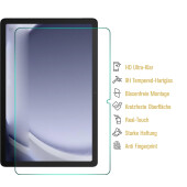 3x 9H Panzerglas für Samsung Galaxy Tab A9 3D KLAR Echtes Tempered Hartglas Displayschutz Panzerglasfolie Schutzglas Panzerfolie Schutzfolie Screen-Protector