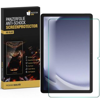 1x 9H Panzerglas für Samsung Galaxy Tab A9 3D KLAR Nano-Glass Displayschutz Schutzglas Schutzfolie Panzerfolie Screen-Protector ANTI-SHOK ANTI-BRUCH-ANTI-STOß