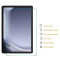 6x 9H Panzerglas für Samsung Galaxy Tab A9 3D KLAR Nano-Glass Displayschutz Schutzglas Schutzfolie Panzerfolie Screen-Protector ANTI-SHOK ANTI-BRUCH-ANTI-STOß